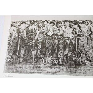KÄTHE KOLLWITZ Print The Prisoners Woman with Child in Lap Vintage 91735